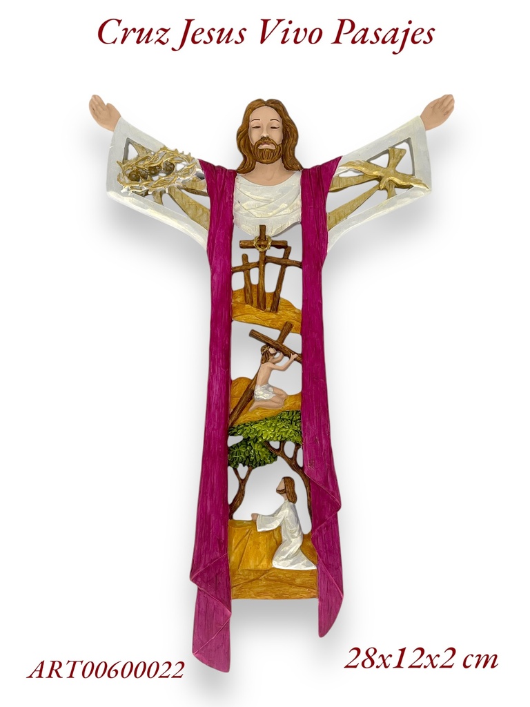 Cruz Jesús Vivo pasajes