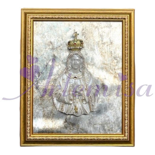 Cuadro Virgen de Fátima Resina