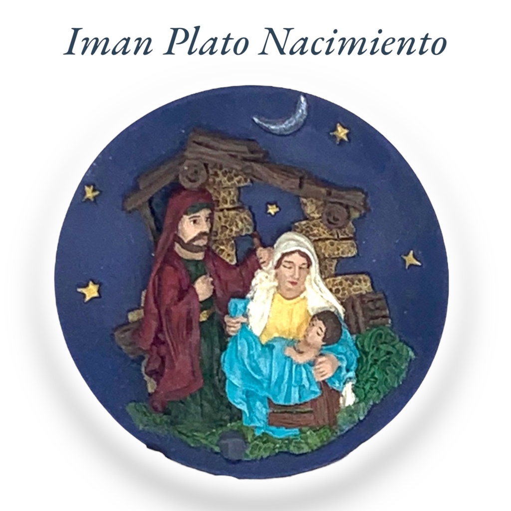 Plato Nacimiento Casa Base Madera
