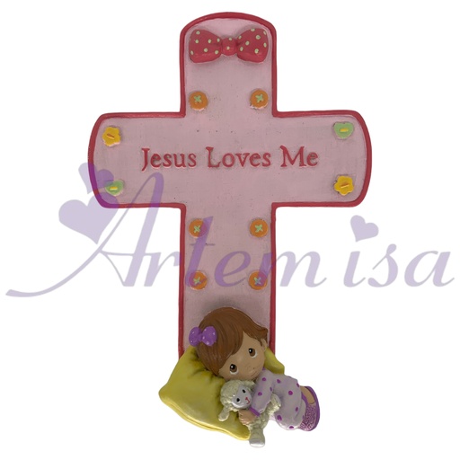 [ART00600016] Cruz Jesus Loves me niña
