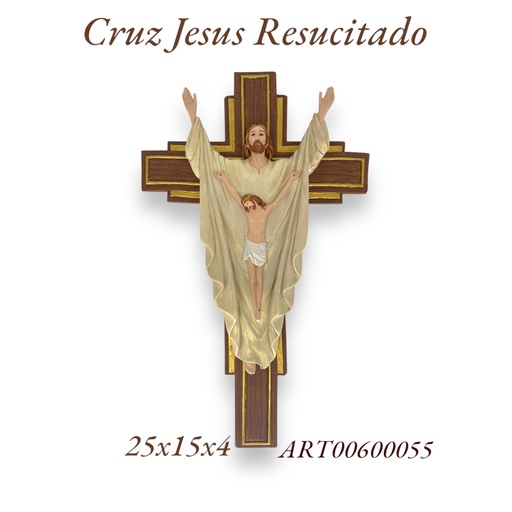 [ART00600055] Cruz Jesus Resucitado