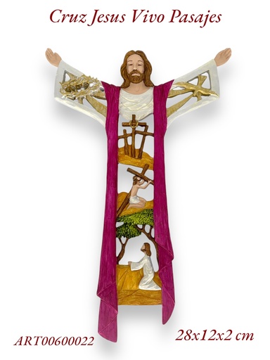 [ART00600022] Cruz Jesús Vivo pasajes