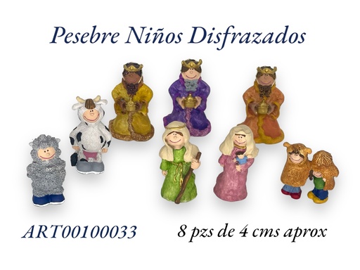 [ART00100033] Pesebre Niños Disfrazados